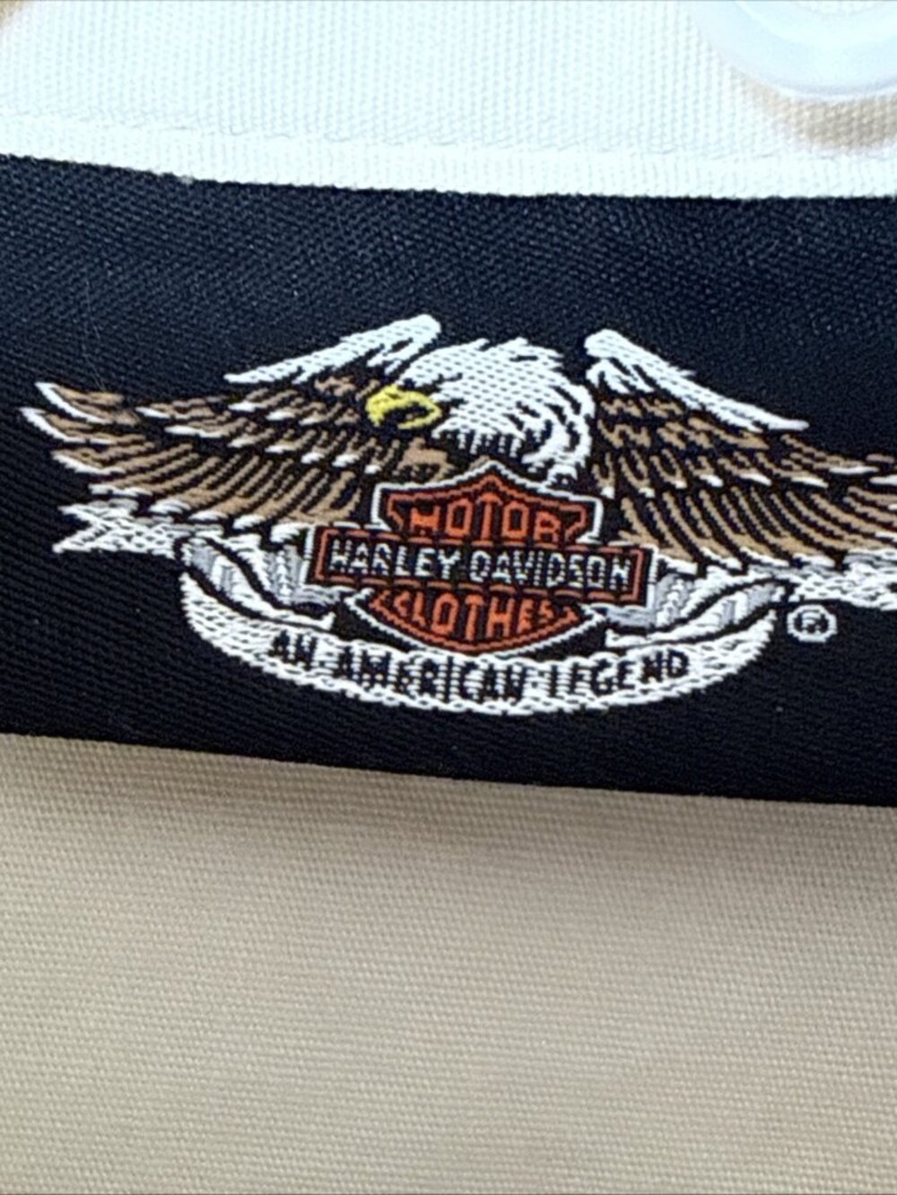 Harley Davidson Short Light Jacket Women M White Logo Full Zip Long Sleeve - Picture 11 of 12